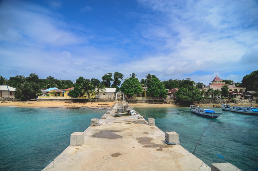 The pier of Pulau Ai