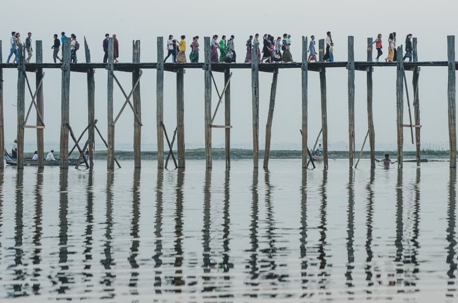 U bein bridge photography 