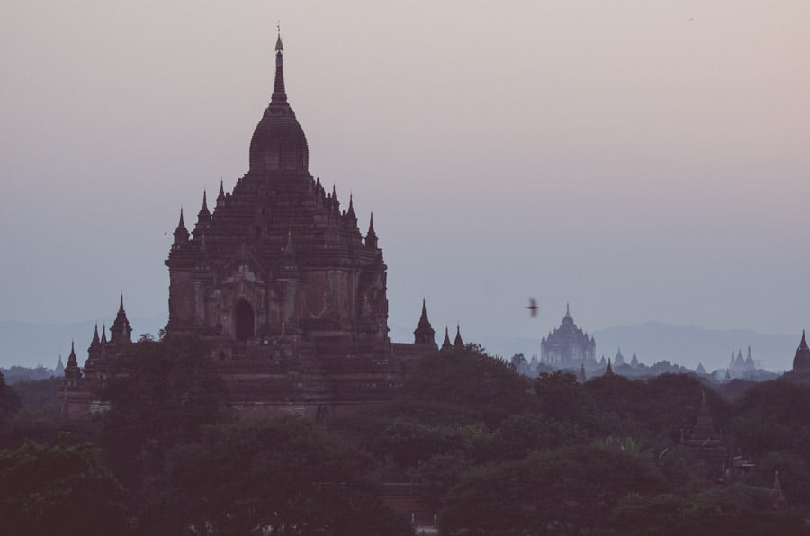 Temples and pagodas in Bagan, Myanmar