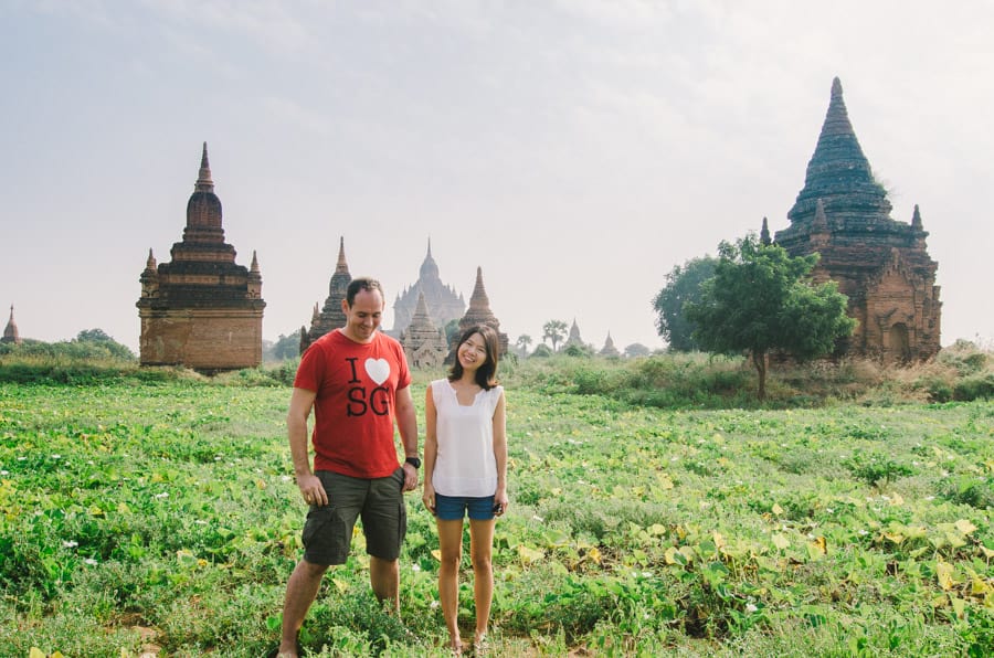 De Wet and Jin from the Museum of Wander in Bagan, Myanmar