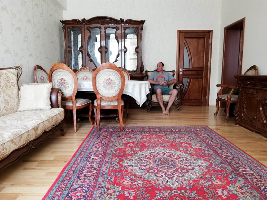 2 day Baku itinerary: Airbnb apartment in Baku