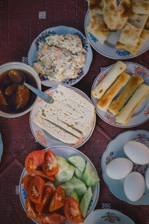 Breakfast in Sighnaghi, Georgia