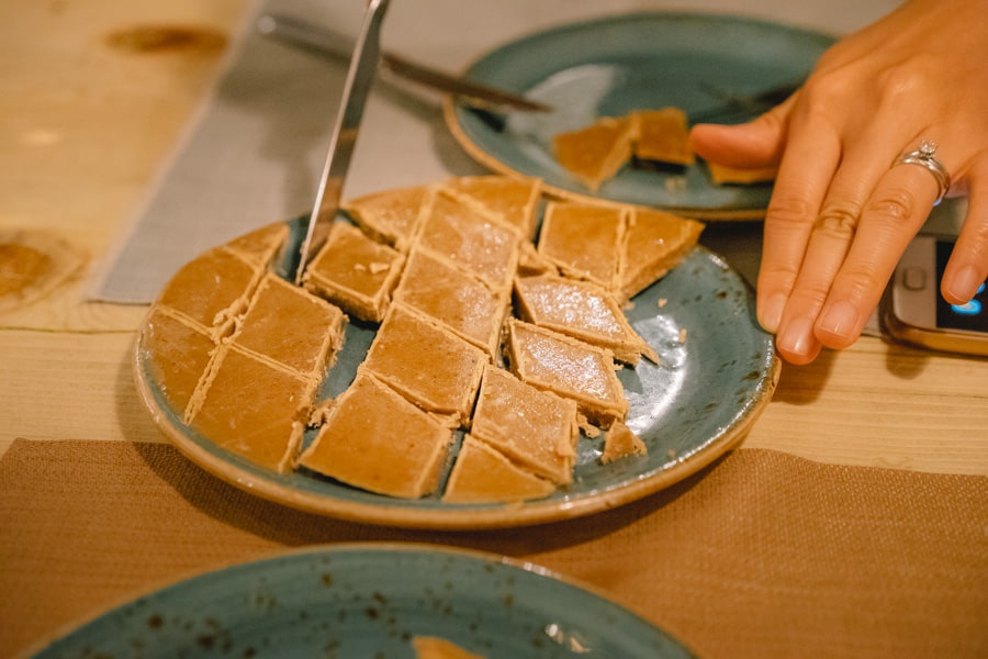 Dessert at Lavash restaurant in Yerevan