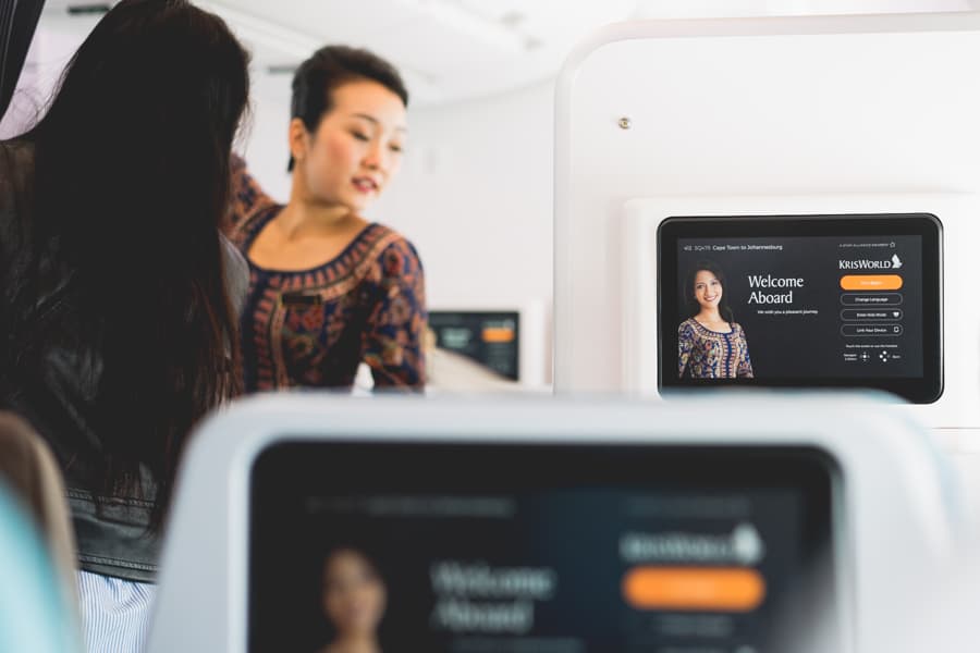 Singapore Airlines cabin and crew