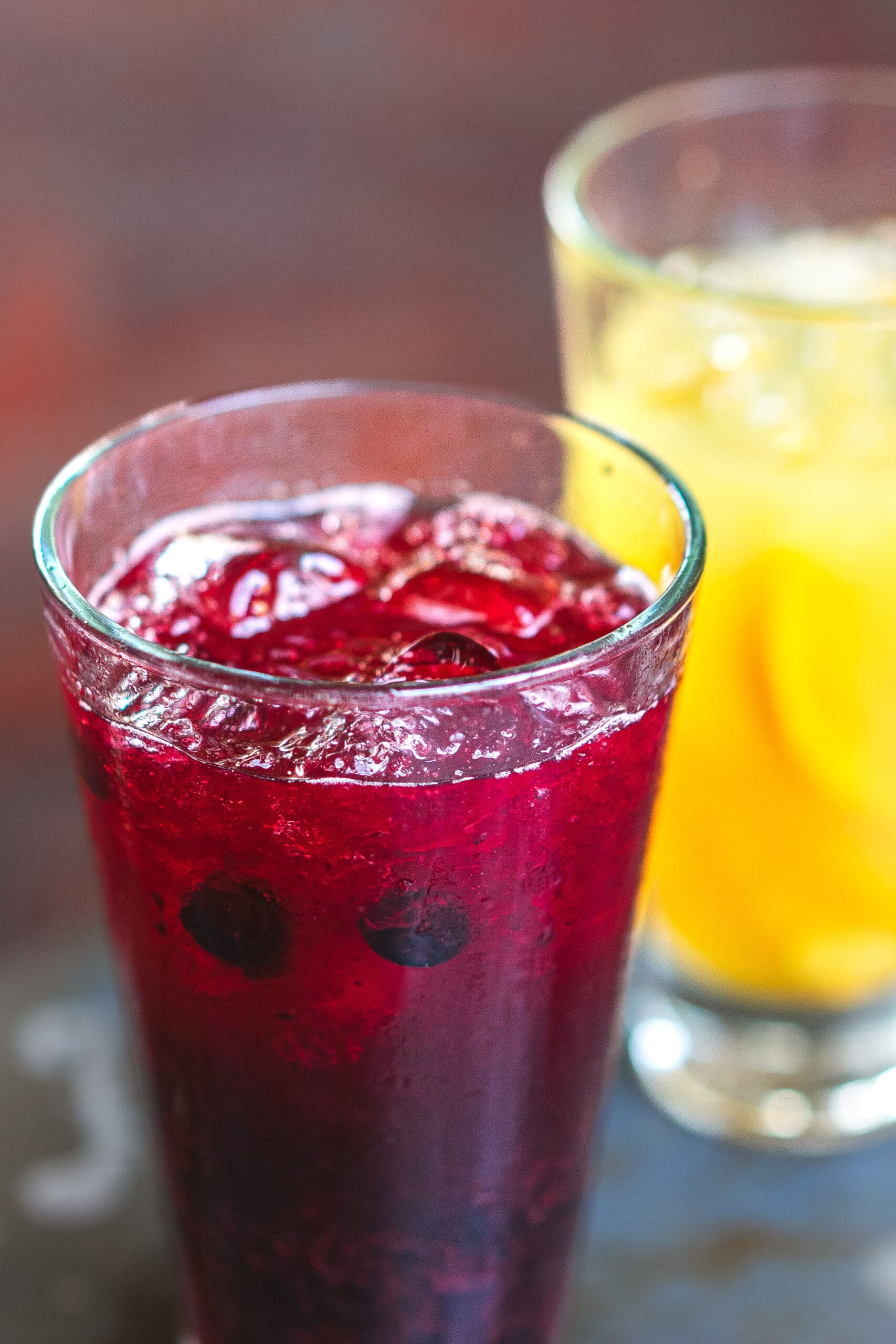 A berry ade with ice I drank at Fabrika in Tbilisi. It looks delicious