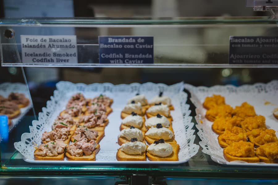 Tapas at Mercado de San Miguel 