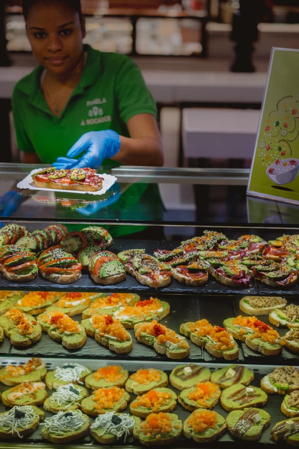 Tapas at Mercado de San Miguel in Madrid