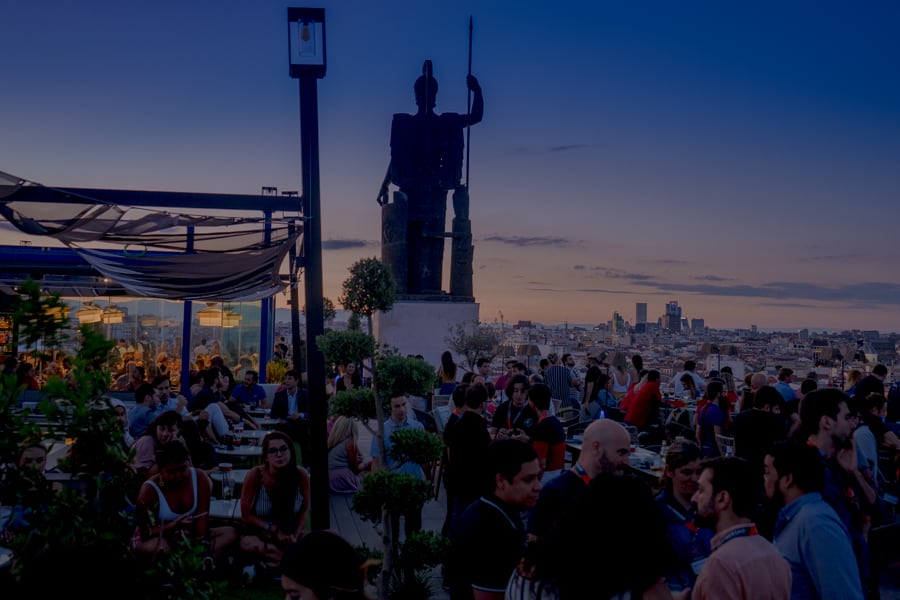 Madrid rooftop bar