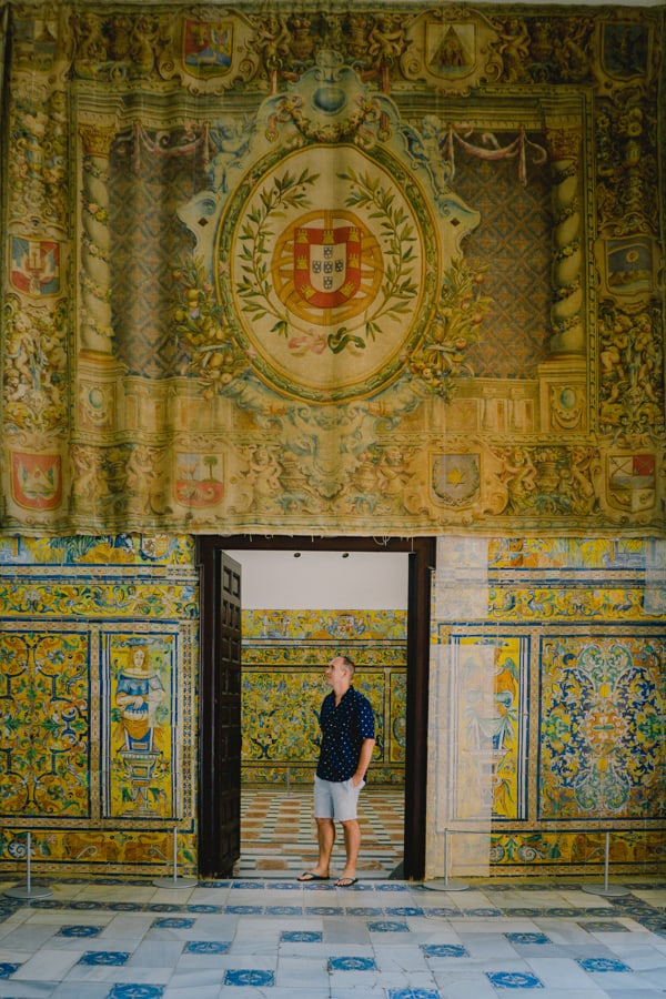 visiting the Alcazar in Seville