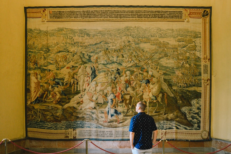 visiting the Alcazar in Seville