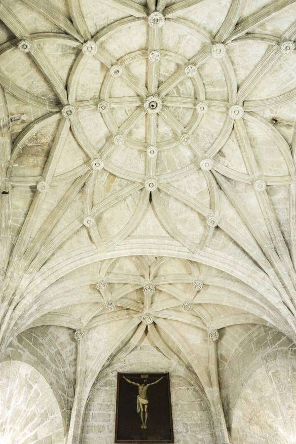 A Goya painting inside the Seville Cathedral