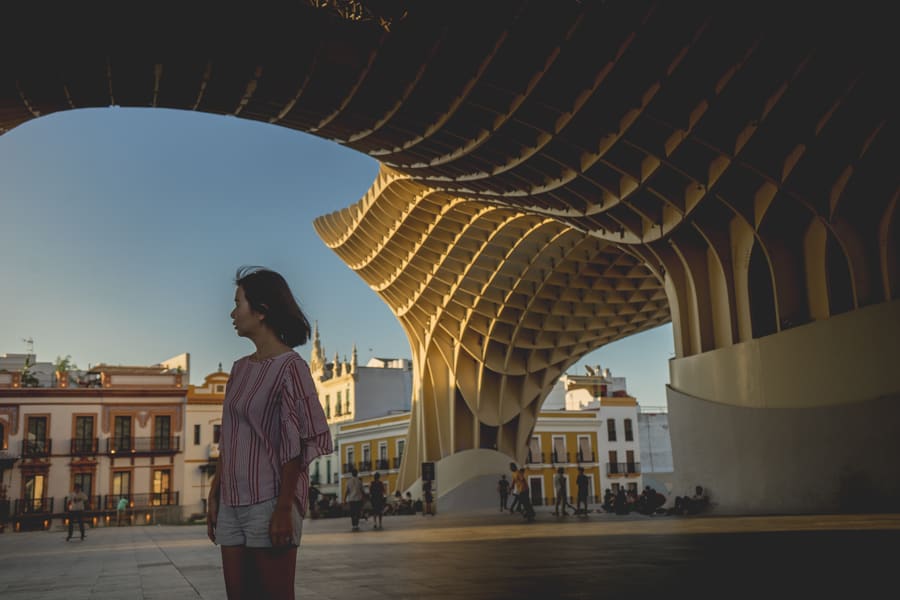 Visiting the Metropol Parasol in Seville