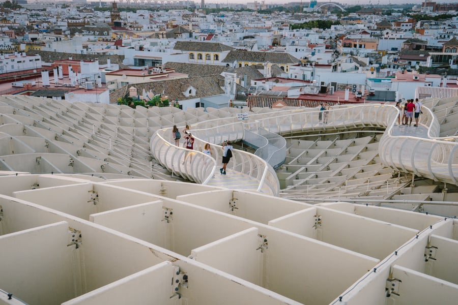 Visiting the Metropol Parasol in Seville