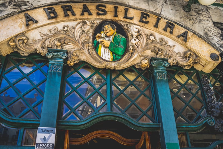 A Brasileira coffee shop in Lisbon