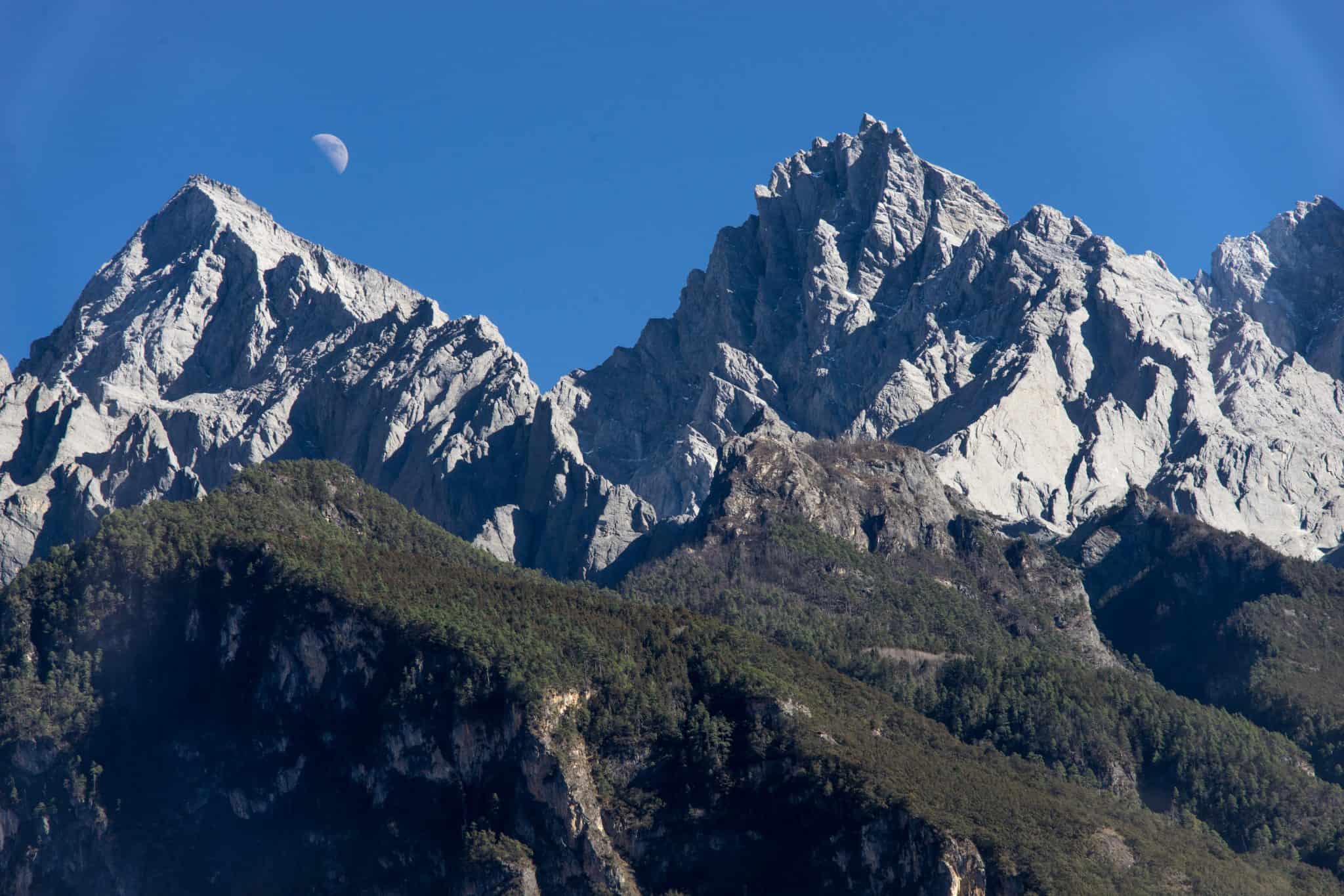 View from Tea Horse Guesthouse, Yunnan province, China