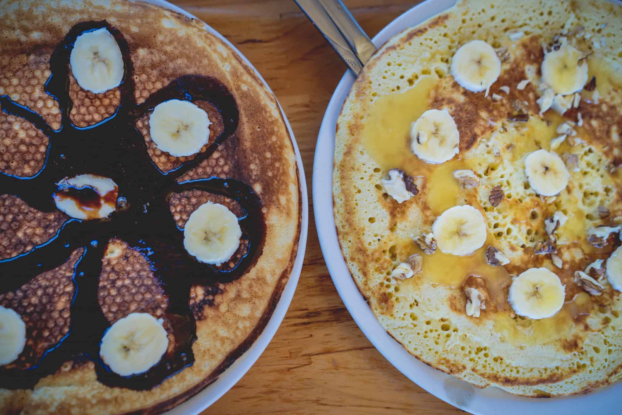 Banana pancake at Half Way Guest house, Yunnan Province, China