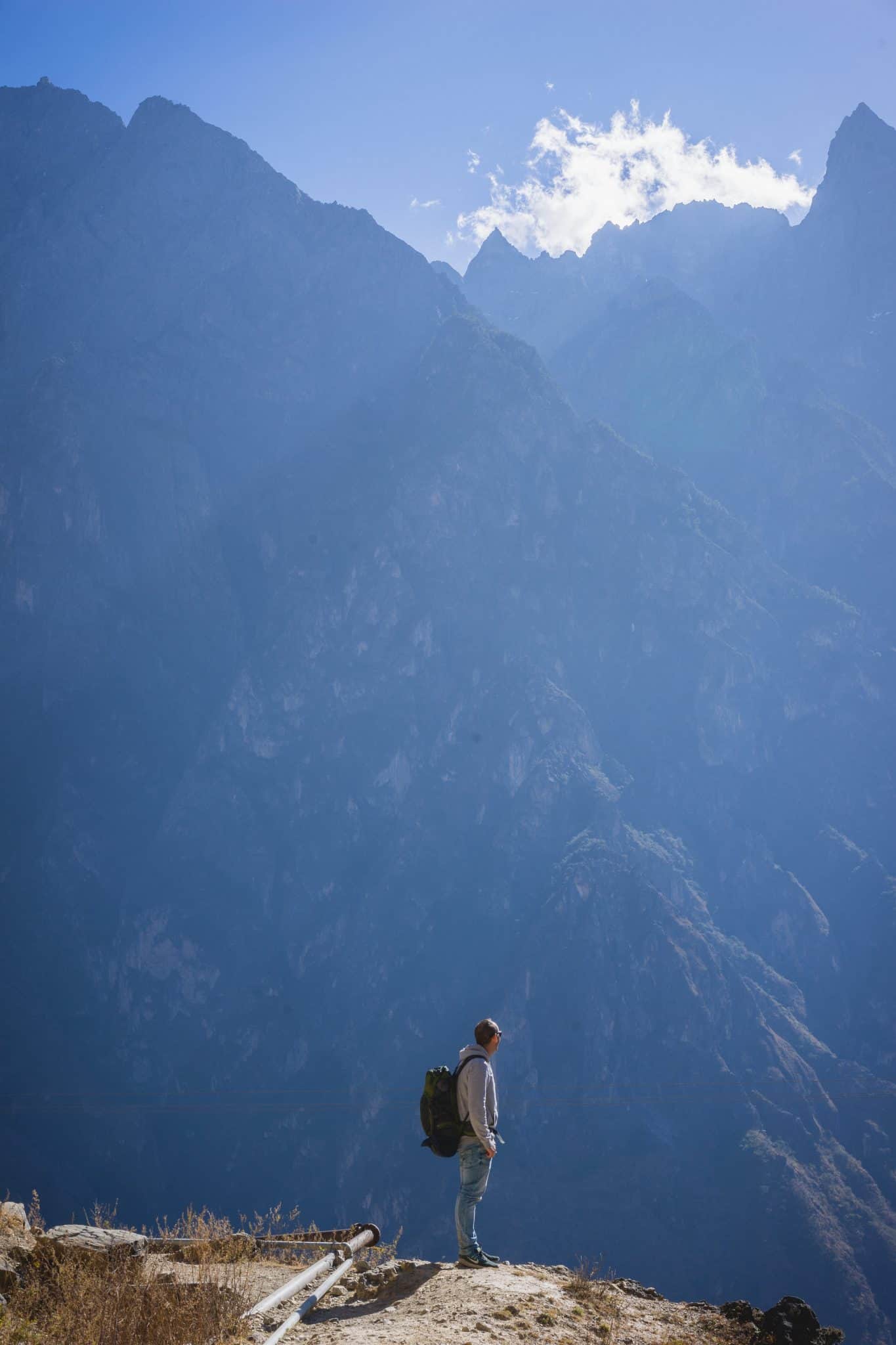 hiking the Tiger Leaping Gorge