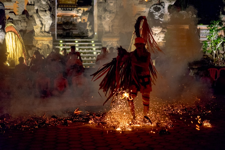 Kecak dance, Pura Dalem