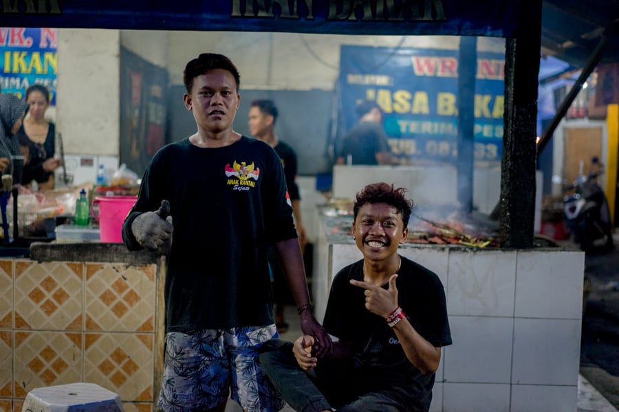 Jimbaran fish market, Bali