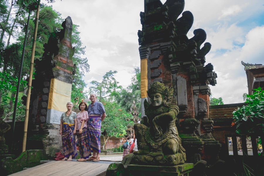 Entrance to Tirta Empul temple, Bali