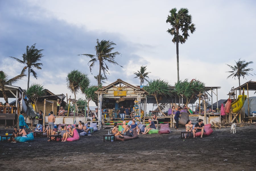 Canggu beach bars, Bali