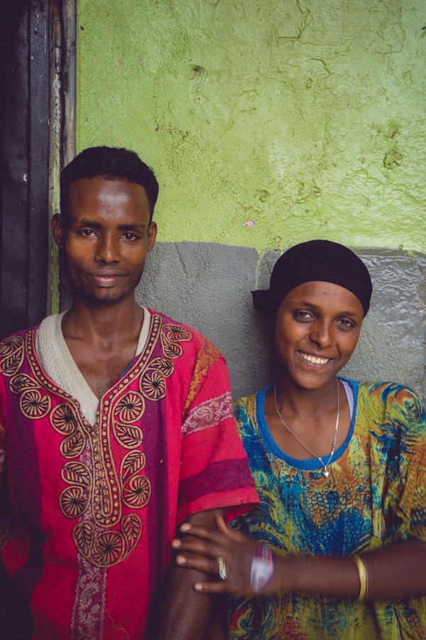 People at the muslim market in Harar