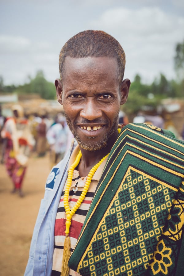 Somali man at the Babile Camel market