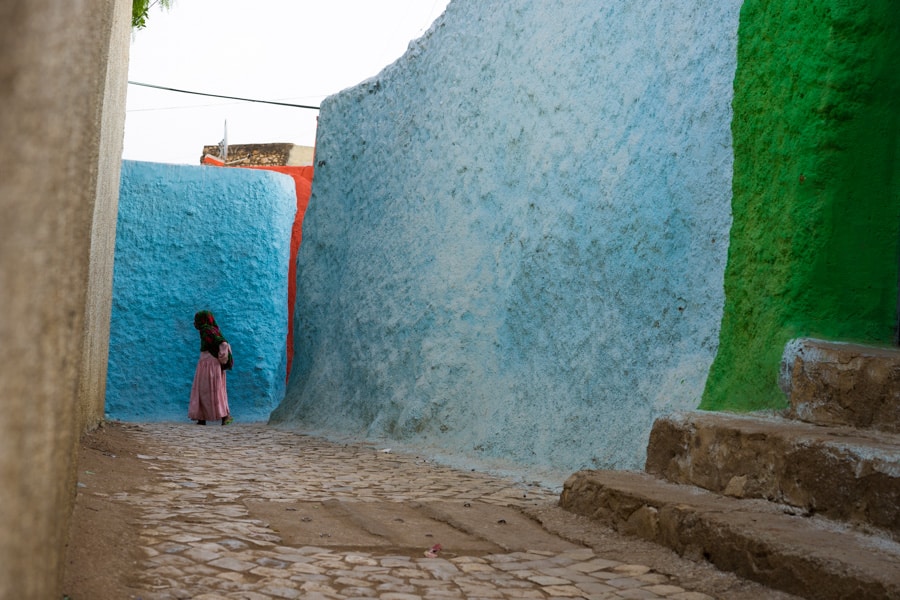 Colorful alleys of the Harar Jugol