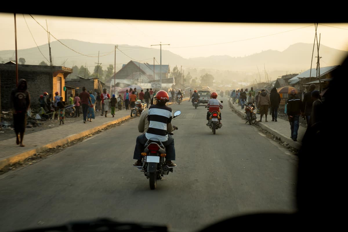 Street scene in Goma, DRC