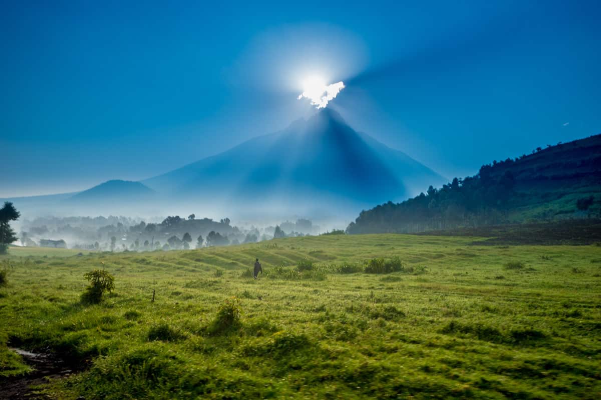 Mikeno Volcano, Virunga National Park, DRC
