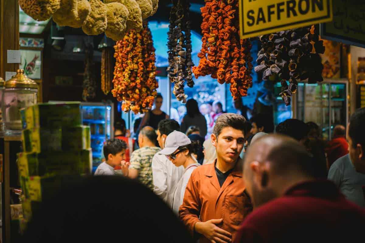 Egyptian Bazaar or the Spice Bazaar in Istanbul