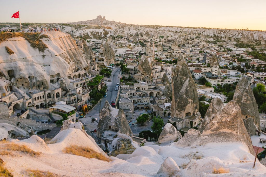 Sunset view point in Göreme