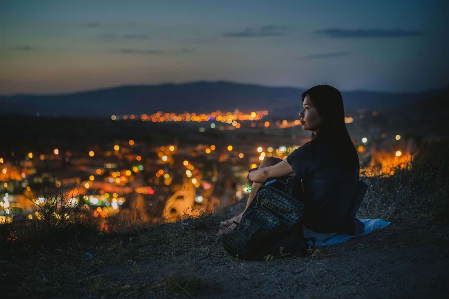 Sunset view point in Göreme