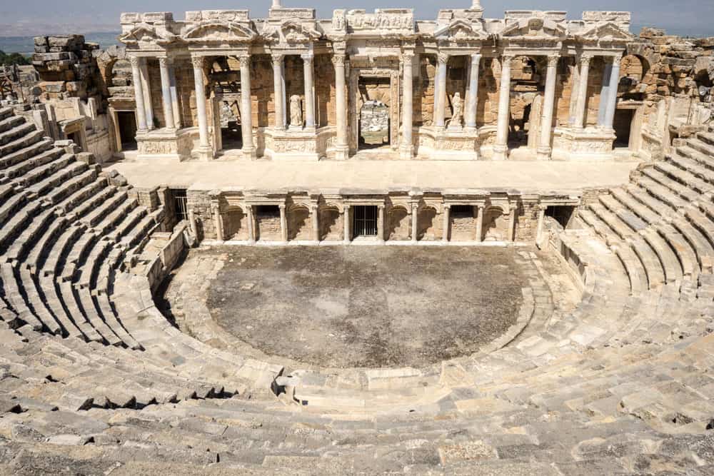 Hierapolis theater in Pamukkale