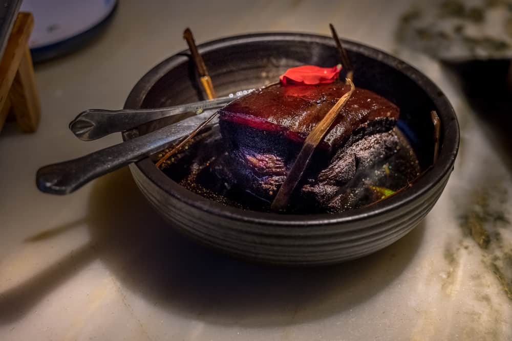 Dongpo pork at Green Tea Restaurant, Hangzhou