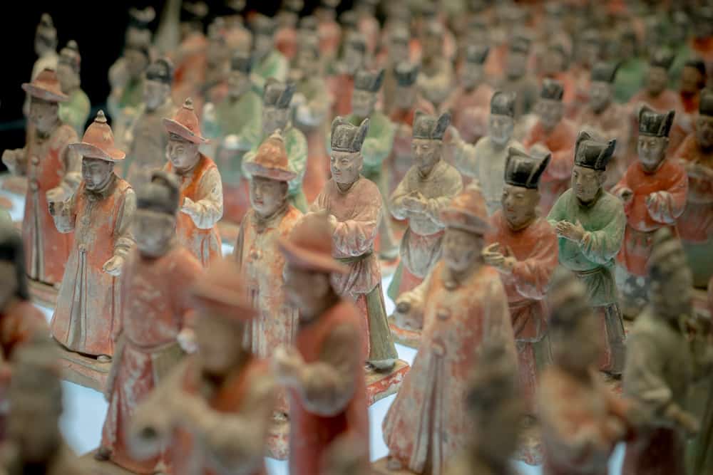 Terracotta figuers in the Shaanxi History Museum in Xi'an, China