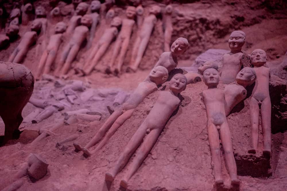 Terracotta figures in the Tomb of Emperor Jingdi