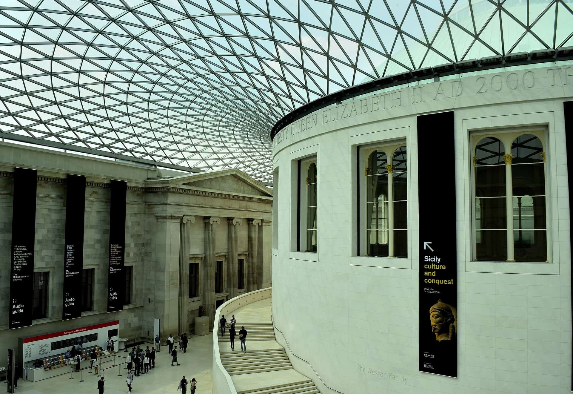 The British Museum, one of the most popular museums of Europe