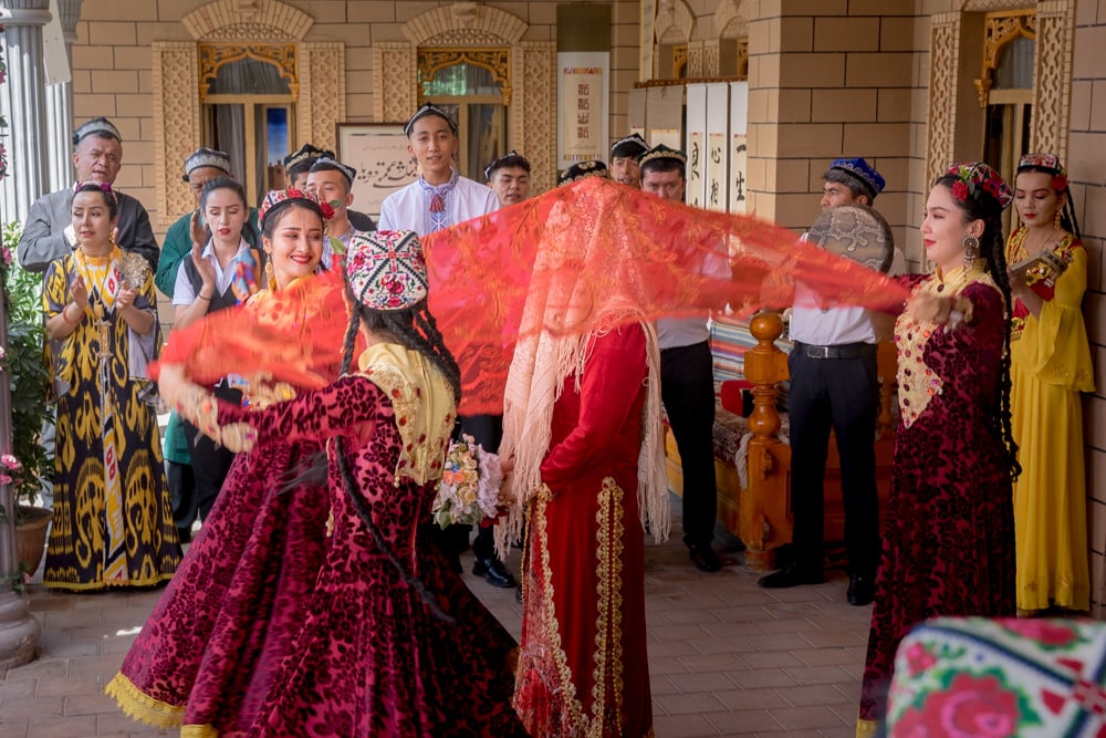 Wedding ceremony in Kashgar