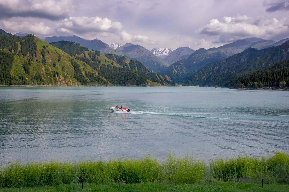 Heavenly Lake of Tianshan in Xinjiang