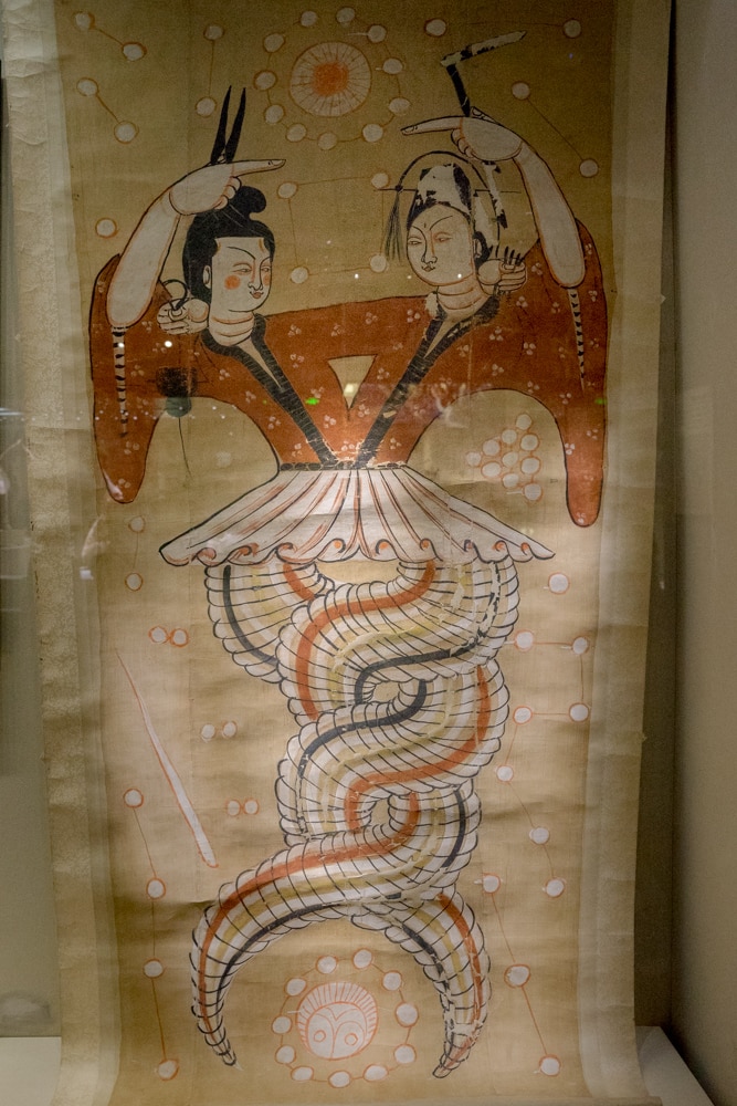 Paintings of Fuxi and Nuwa, Xinjiang
