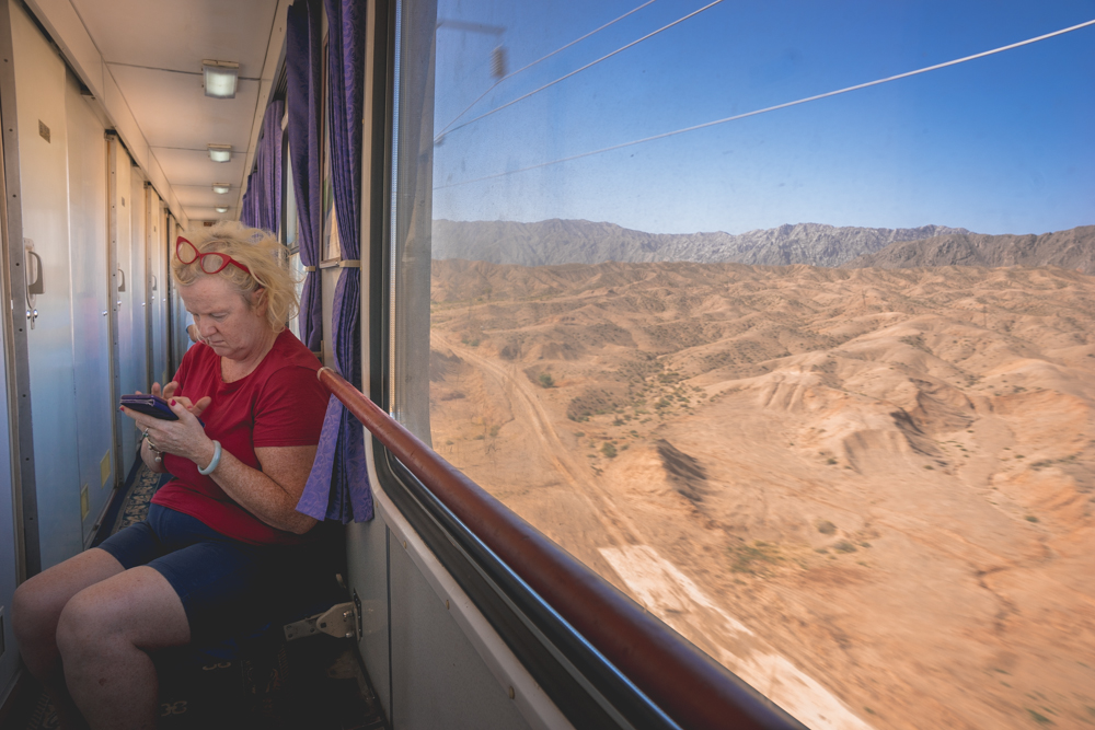 Train to Turpan, China
