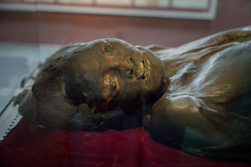 Tarim basin mummy, Turpan Museum