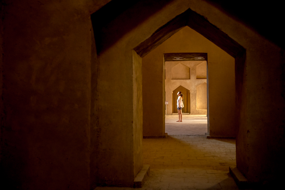 Inside the Emin Minaret and mosque, Xinjiang