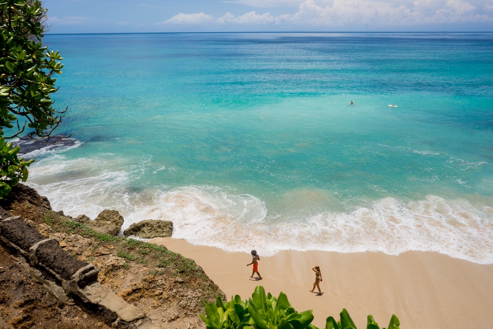 Dreamland Beach in Uluwatu, Bali