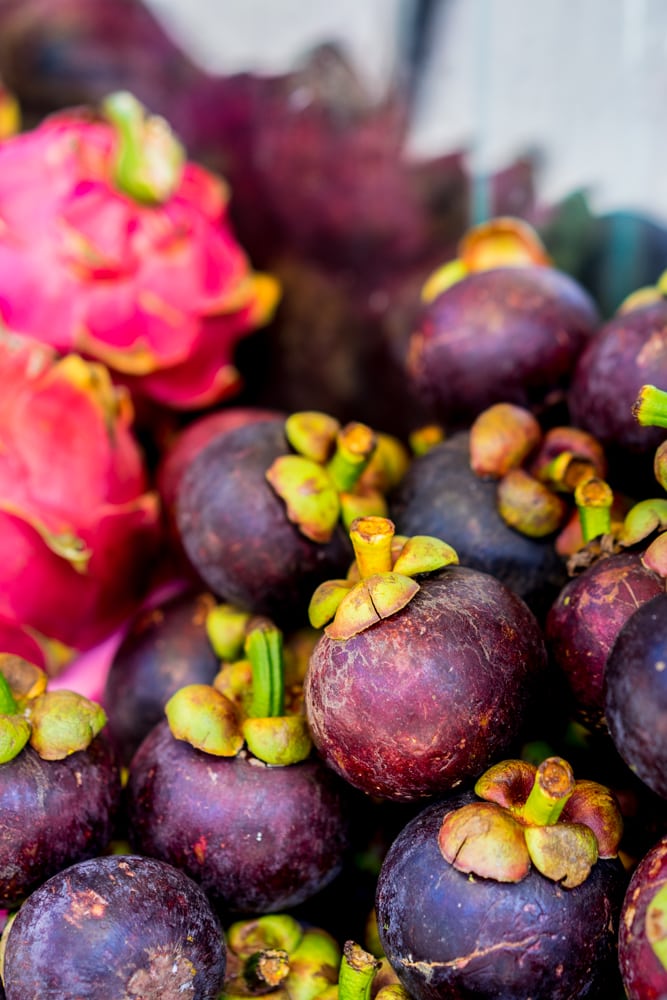 Mangosteen fruit for sale in Indonesia