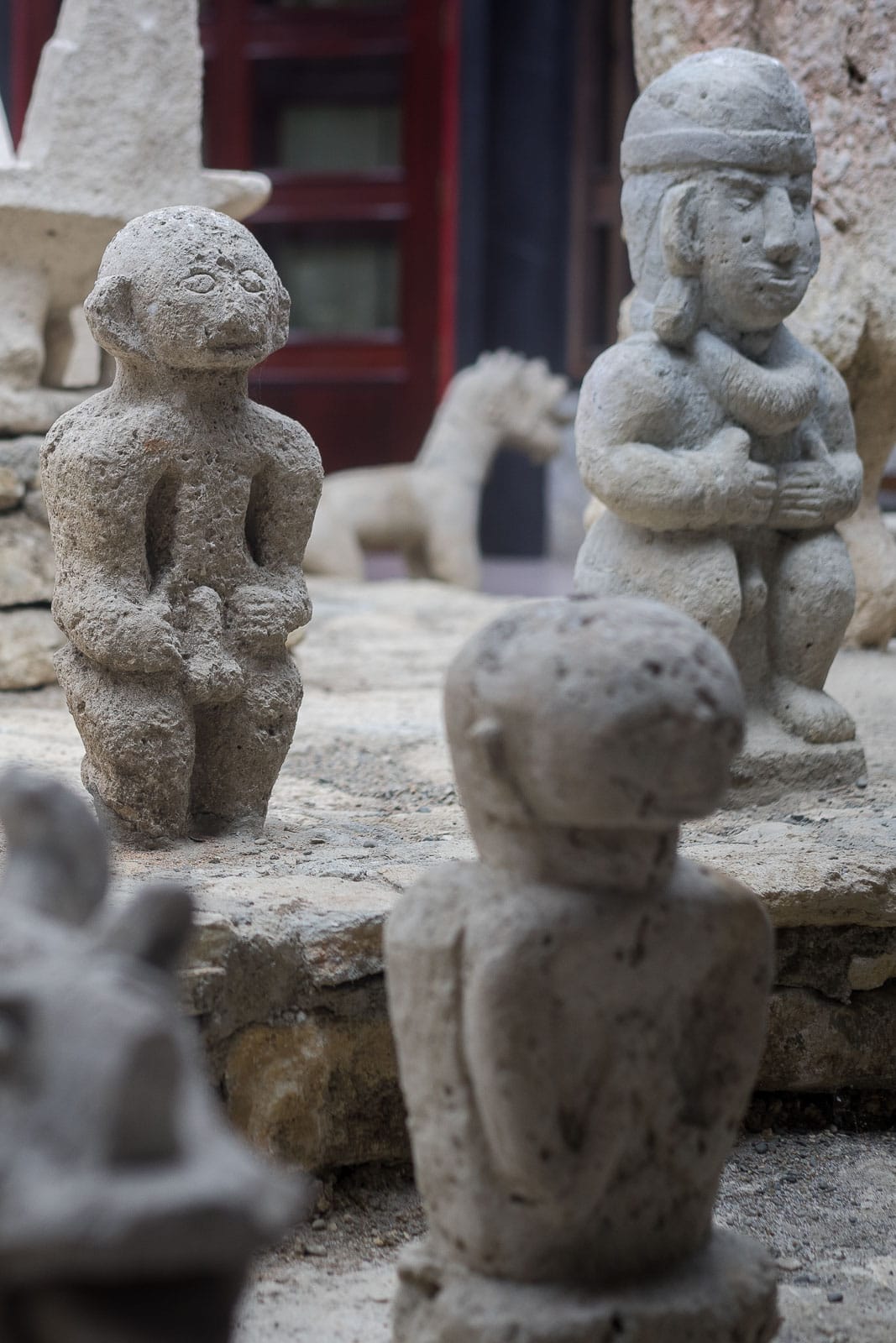 Art at the Nias Heritage Museum in  Gunungsitoli on Nias island, Sumatra