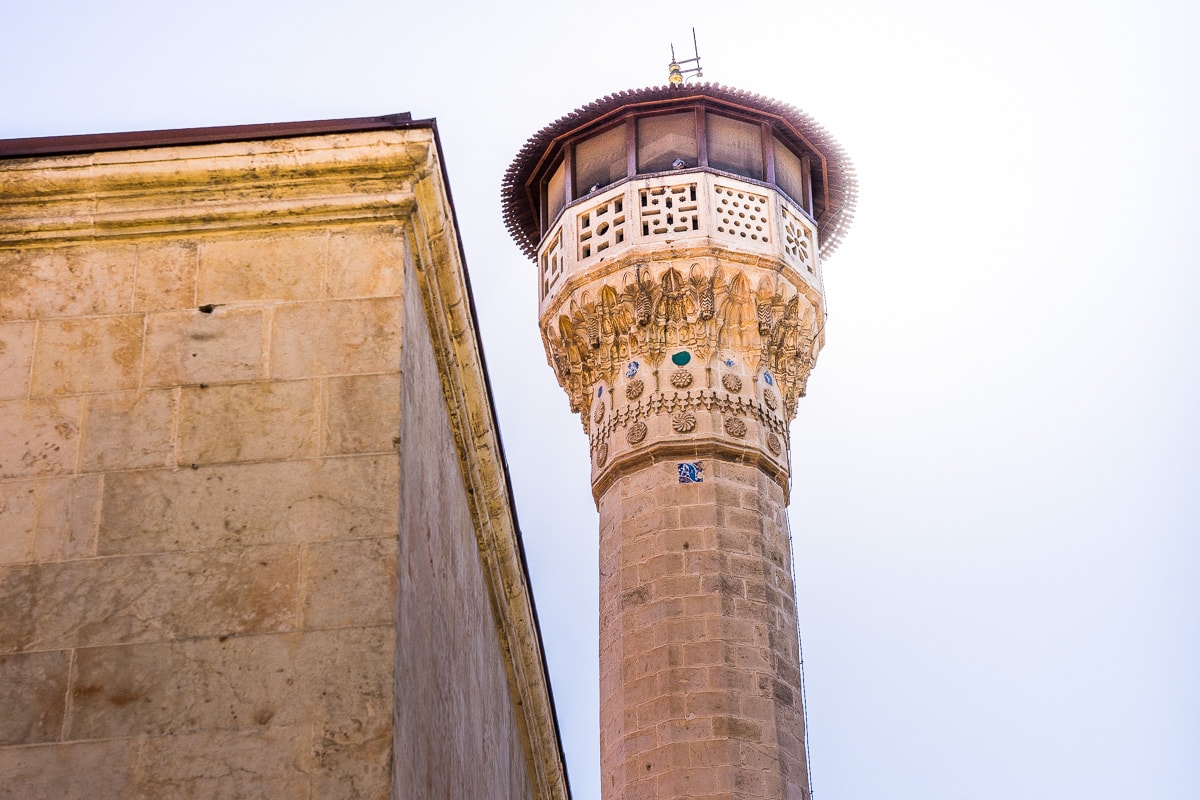 mosque minaret in Gaziantep