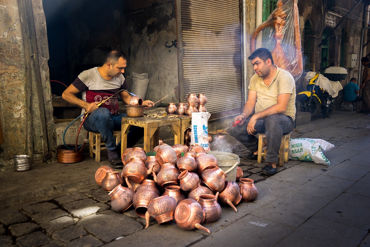 Coppersmith Bazaar in Gaziantep
