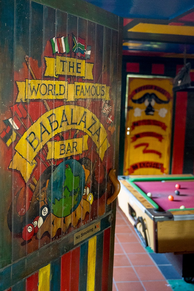 Babalaza Bar at Coffee Shack Backpackers in Coffee Bay on the Wild Coast